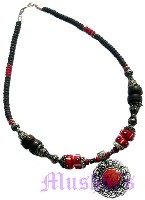 Indian ethnic necklace - click here for large view